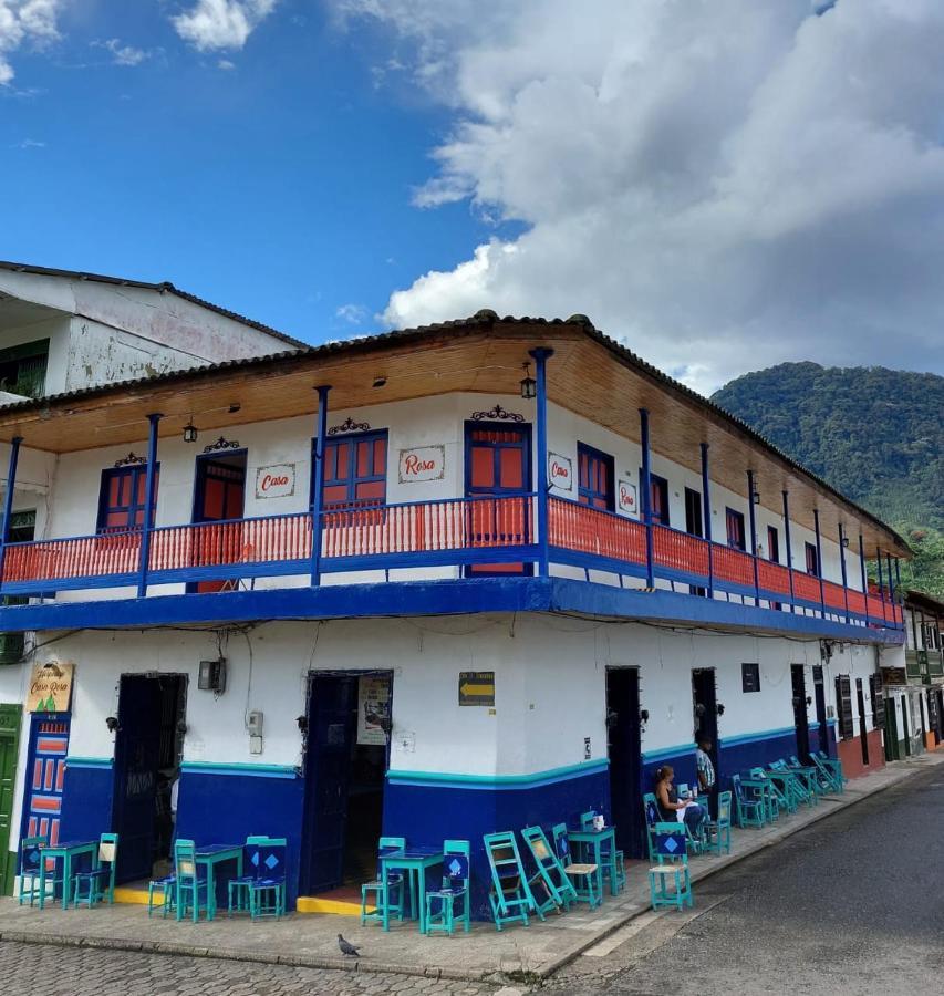 Hospedaje Casa Rosa Jardín Exterior foto